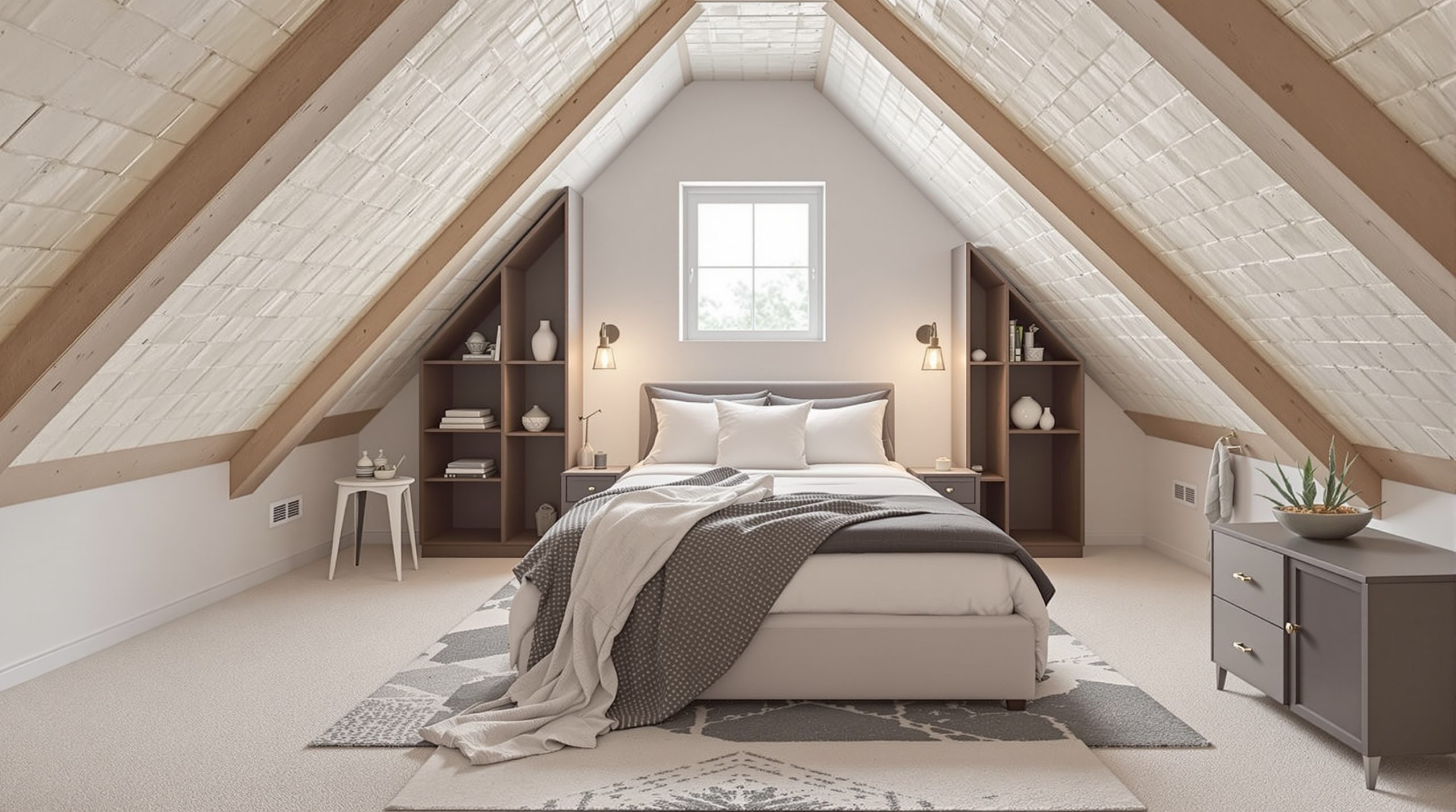 Plan combles 2 chambres 1 salle de bain : aménagement pratique et astucieux