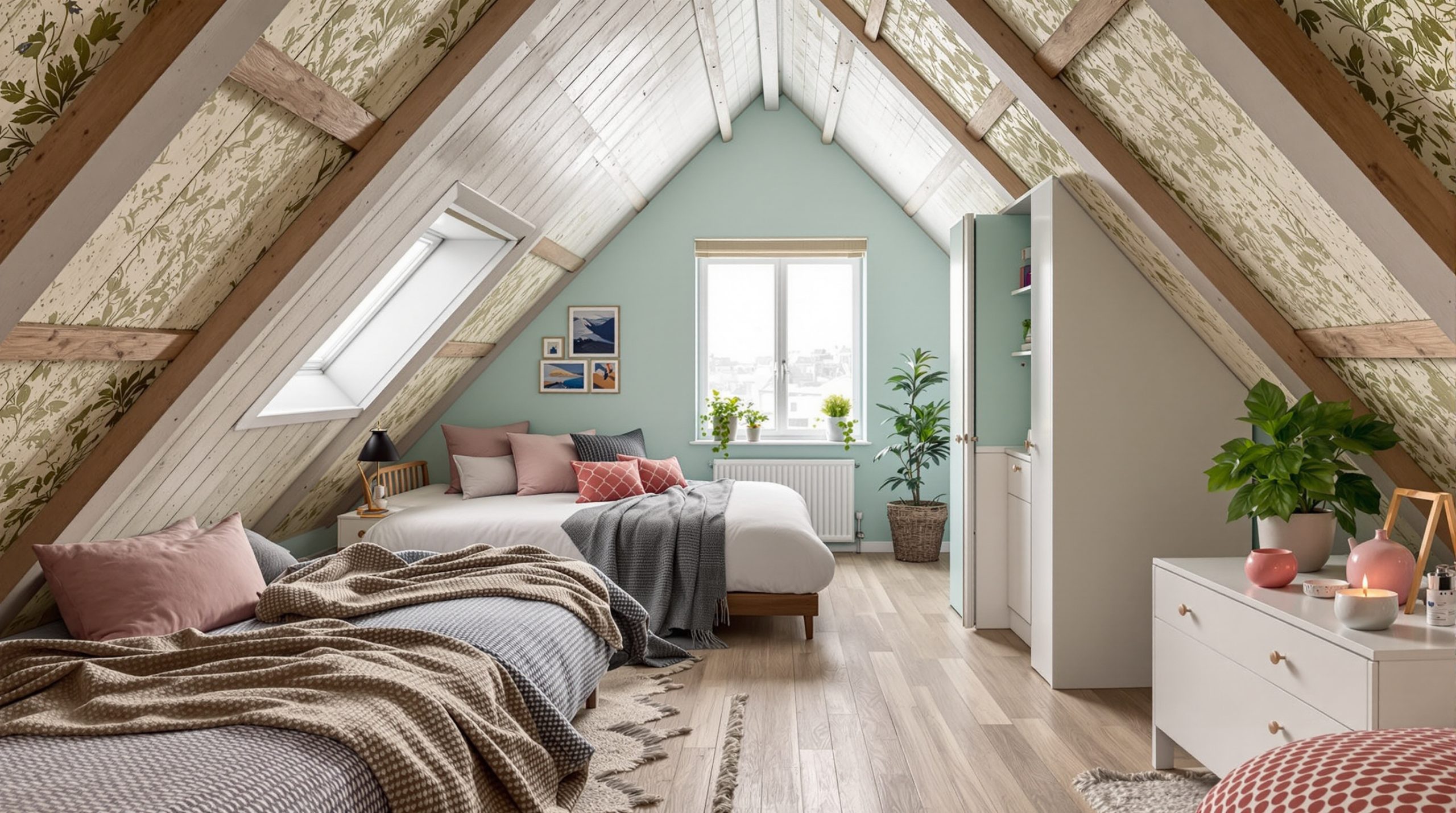 Plan combles 2 chambres 1 salle de bain : aménagement pratique et astucieux