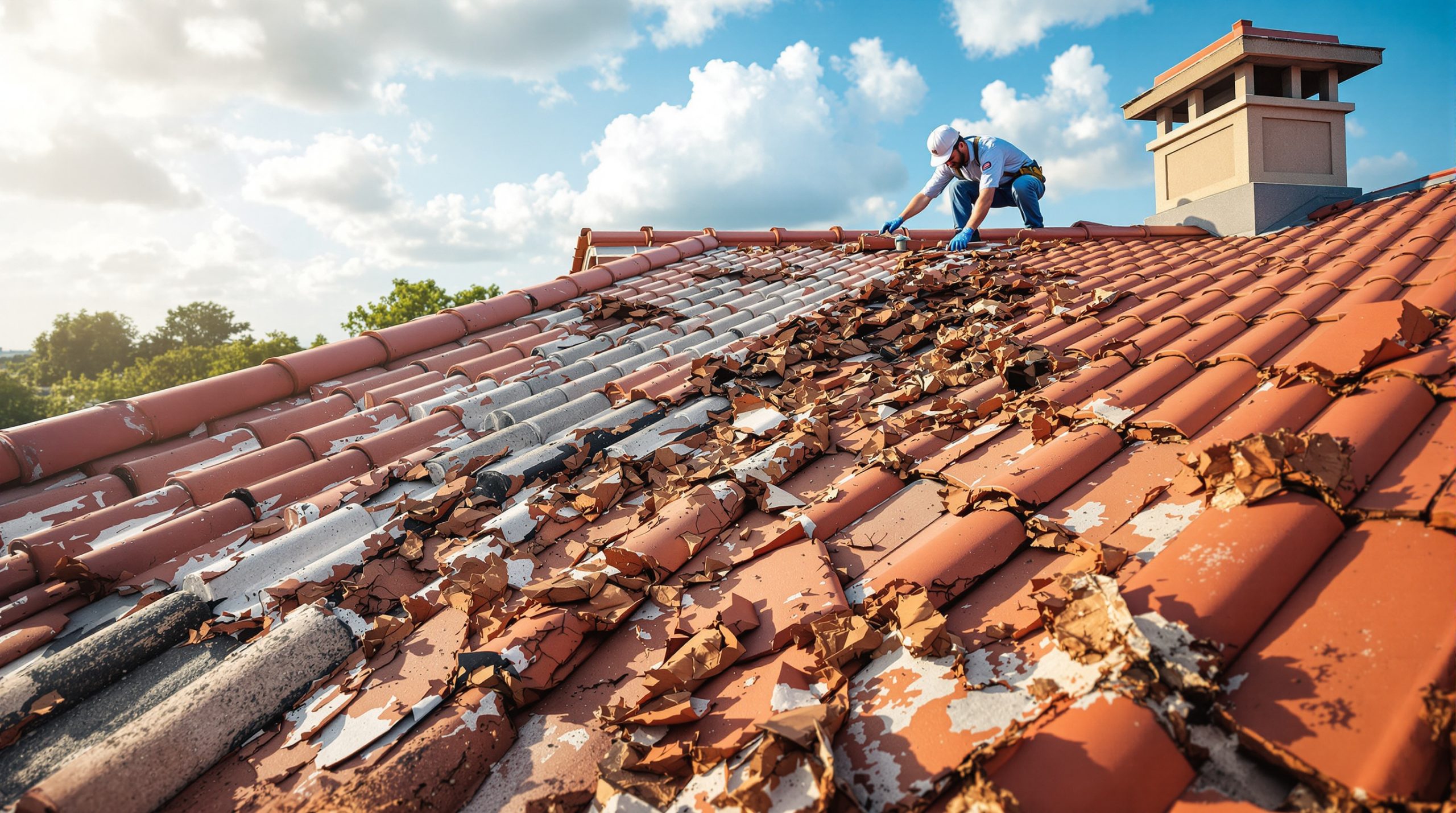Tuiles qui s'effritent : causes, solutions et conseils d'experts